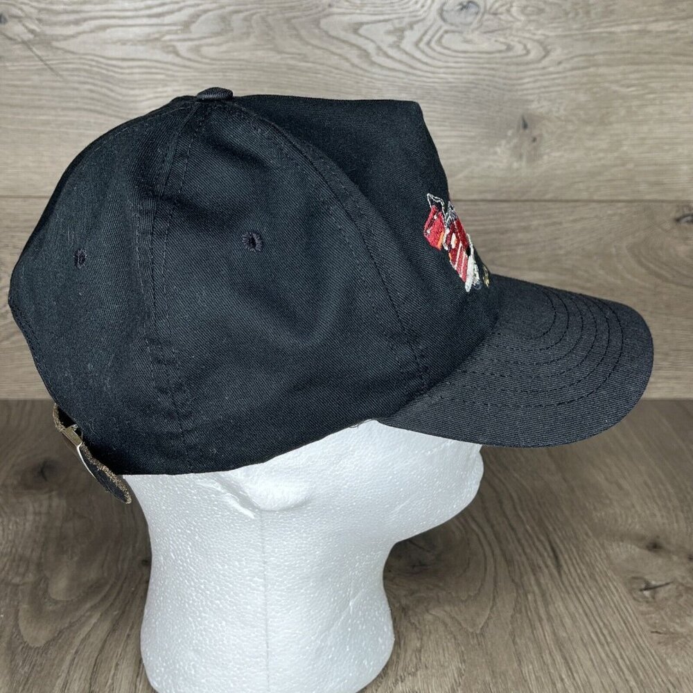 Harley-Davidson Motorcycle Strap Back Embroidered Hat - USA Made Ball Cap - Picture 7 of 12